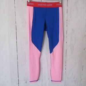 Cotopaxi Haraka Leggings Pink and Blue
